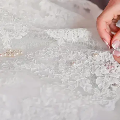 Hand embroidery detail