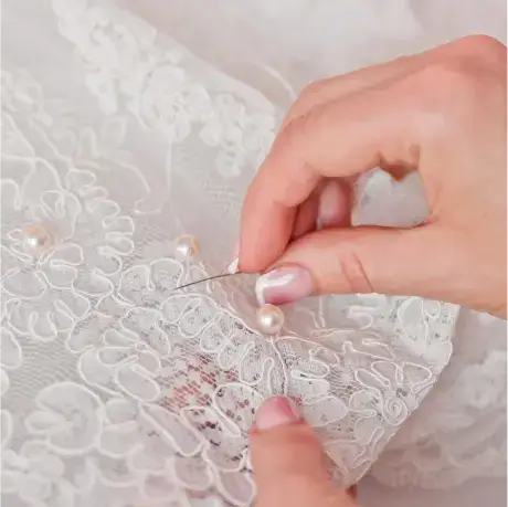 Hand embroidery detail